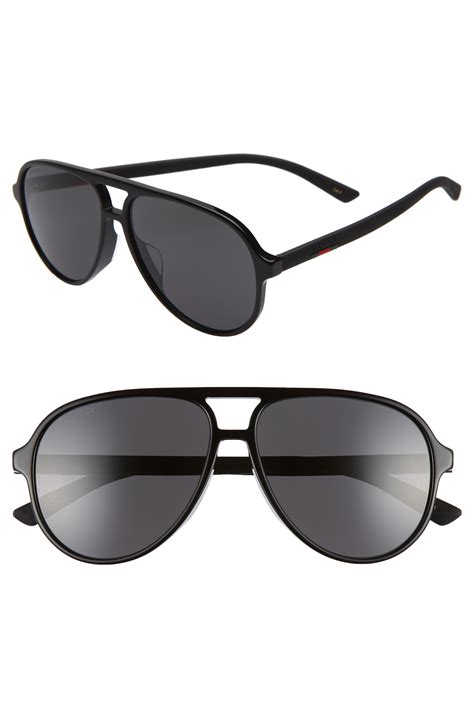 gucci black aviator sunglasses.